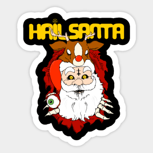 Hail Santa! Sticker